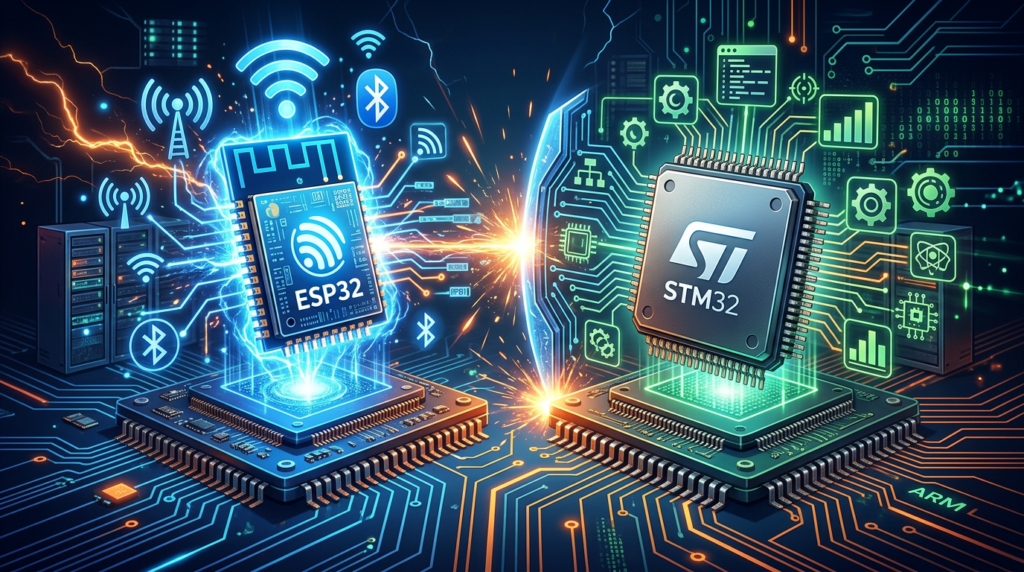 ESP32 против STM32