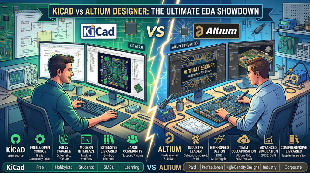 KiCad против Altium