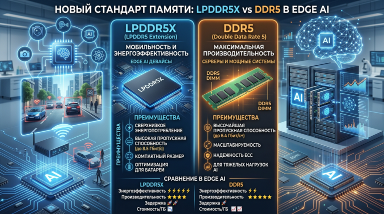LPDDR5X против DDR5