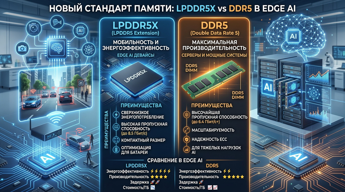 LPDDR5X против DDR5