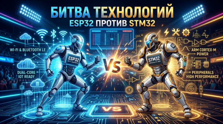 ESP32 против STM32
